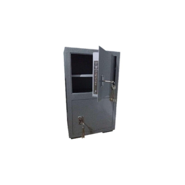 Офисный сейф Клерк 68 Серый -
                                                        Фото 2