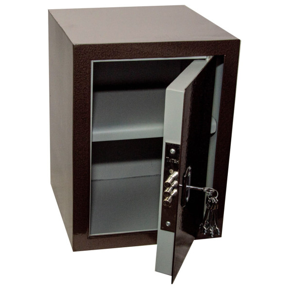 Офисный сейф Клерк 42 Коричневый -
                                                        Фото 2