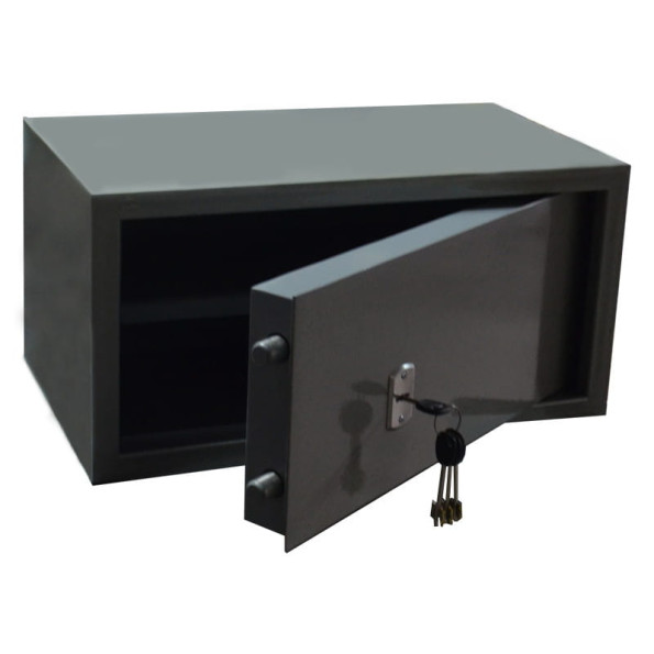 Сейф мебельный Хлоя 13 Серый ключевой замок -
                                                        Фото 2