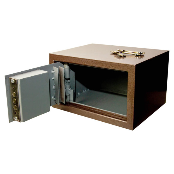 Сейф автомобильный Вояж Коричневый ключевой замок -
                                                        Фото 2