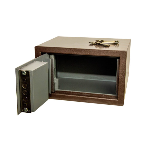 Сейф автомобильный Вояж Коричневый ключевой замок -
                                                        Фото 4