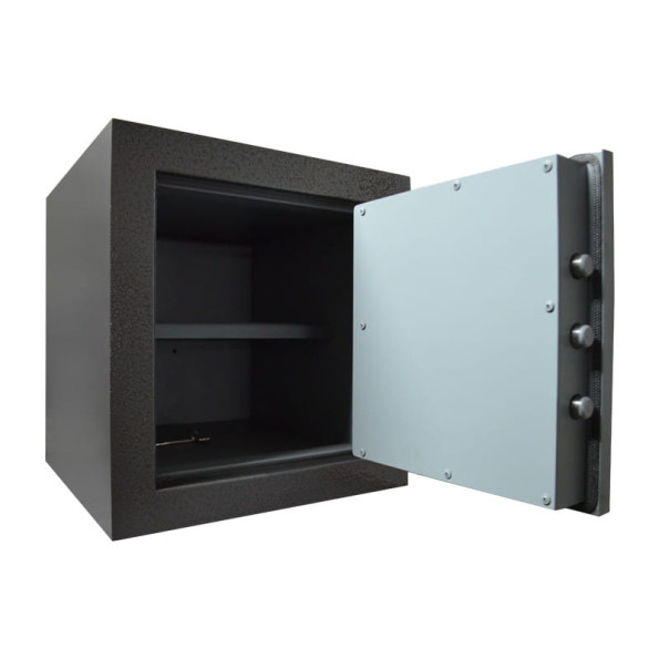 Вогнезломостійкий сейф Фенікс 50 Сірий ключовий та кодовий замки -
                                                        Фото 3