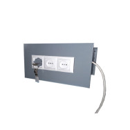 Встраиваемый в стену сейф Серый