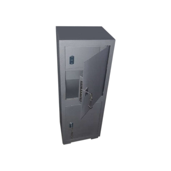 Офисный сейф Клерк 150 Серый -
                                                        Фото 2