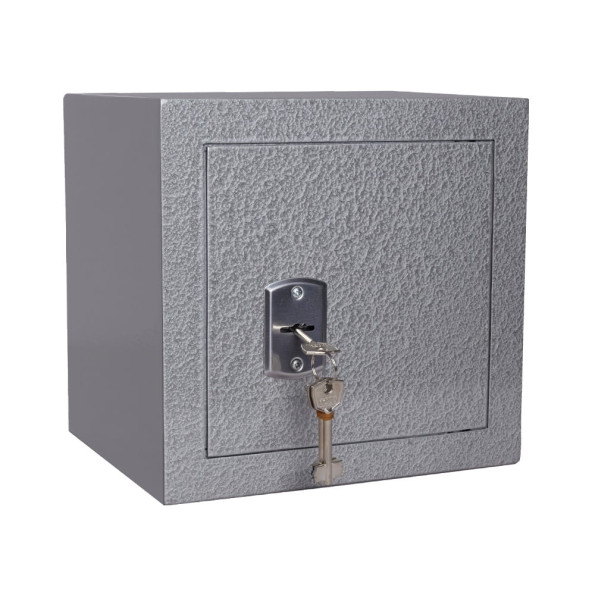 Сейф мебельный Хлоя 12 Серый ключевой замок