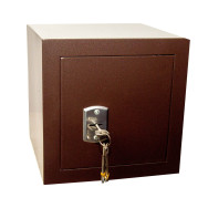 Офисный сейф Клерк 15 Коричневый ключевой замок