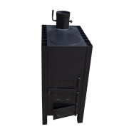 Піч буржуйка з радіатором та варильною поверхнею Н: 80.3