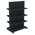 Стеллаж двухсторонний металлический 1625х1330х600 мм на 8 полок Антрацит