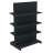 Стеллаж двухсторонний металлический 1625х665х600 мм на 8 полок Антрацит