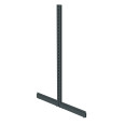 Нога Т-образная в сборе 1625х500х2 мм Антрацит