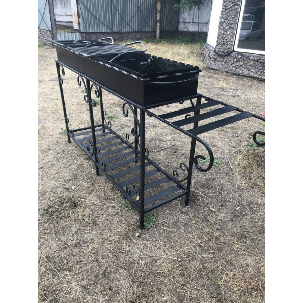 Мангал зварний на 20 шампурів на дровниці 4 мм -
Фото 2 Мангал зварний на 20 шампурів на дровниці 4 мм -
Фото 2