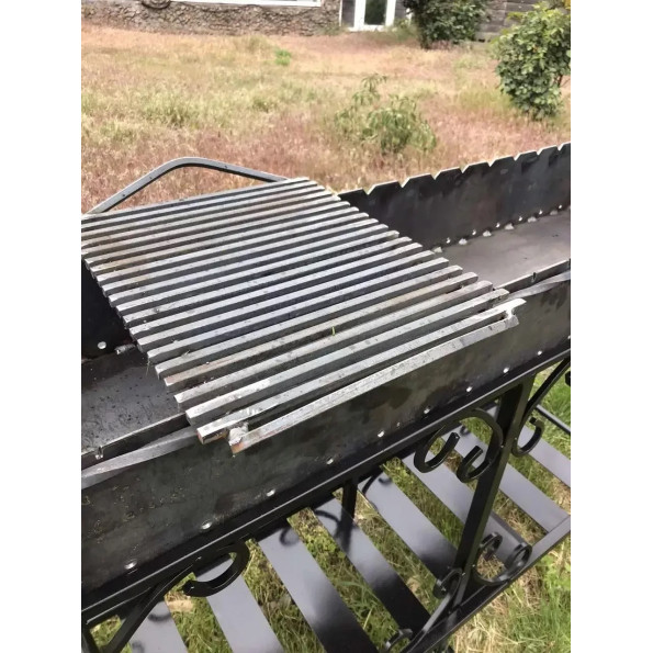 Решітка-гриль з ручками стальная -
                                                        Фото 2