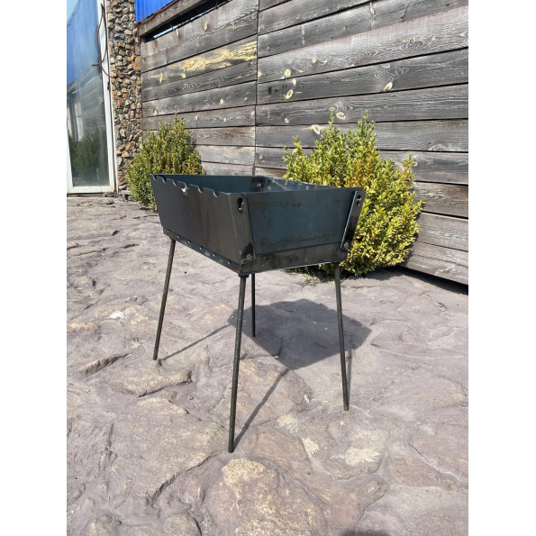 Мангал валіза переносний на 6 шампурів 2 мм -
                                                        Фото 2