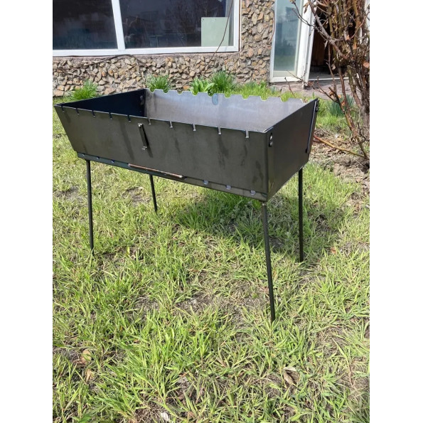 Мангал валіза переносний на 10 шампурів 2 мм -
                                                        Фото 3