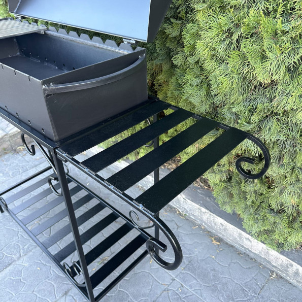 Мангал барбекю із дровницею на 12 шампурів 3 мм -
                                                        Фото 6