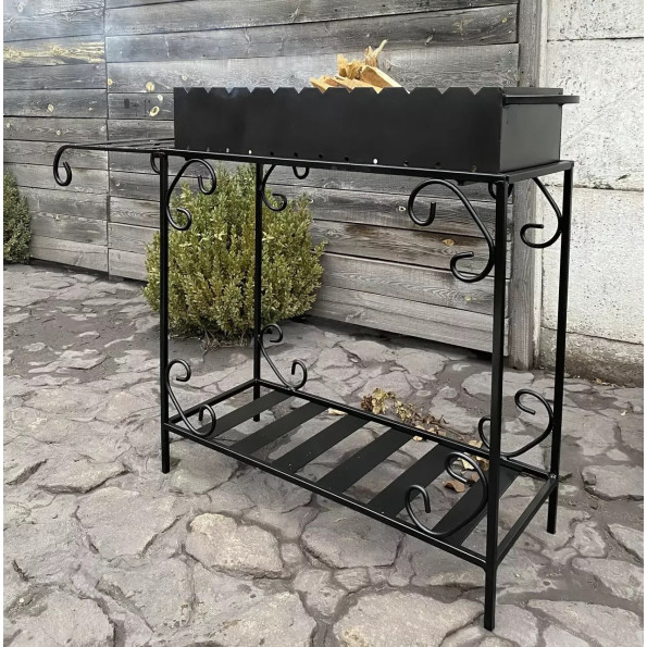 Мангал зварний на 12 шампурів 3 мм на дровниці -
                                                        Фото 3