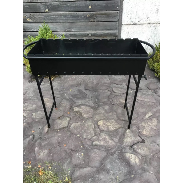 Мангал зварний на 12 шампурів 4 мм на знімних ніжках -
                                                        Фото 4