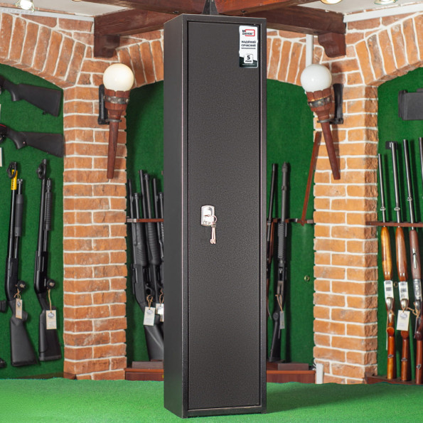 Сейф оружейный на 2 оружия Орел Ш-12 черный -
                                                        Фото 2