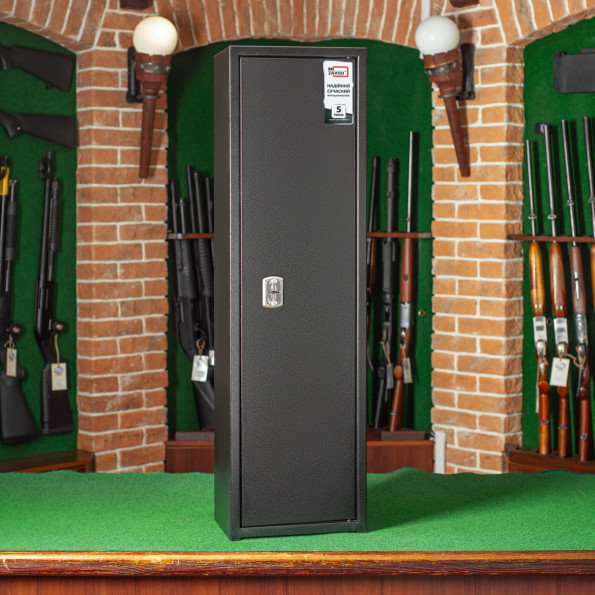 Сейф оружейный на 2 оружия Орел Ш-100 черный -
                                                        Фото 2
