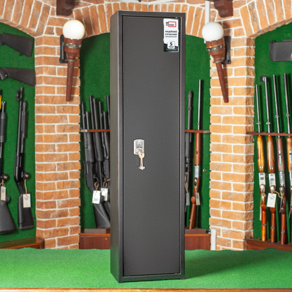 Сейф оружейный на 2 оружия Орел О-11 черный -
                                                        Фото 2