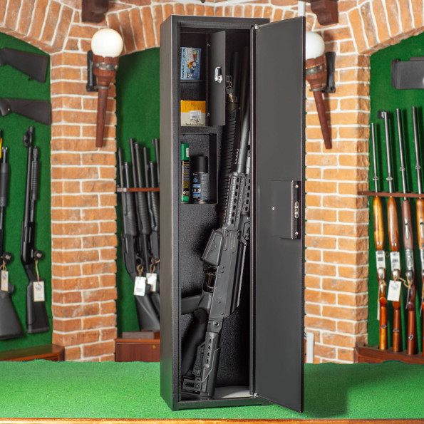 Сейф оружейный на 2 оружия Орел О-11 черный -
                                                        Фото 3