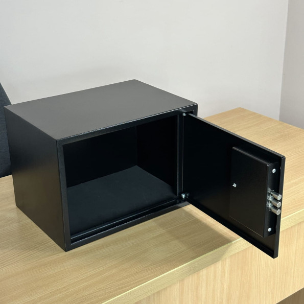 Мебельный сейф С-25 черный -
                                                        Фото 2