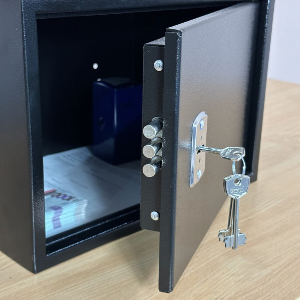 Мебельный сейф С-25 черный -
                                                        Фото 5