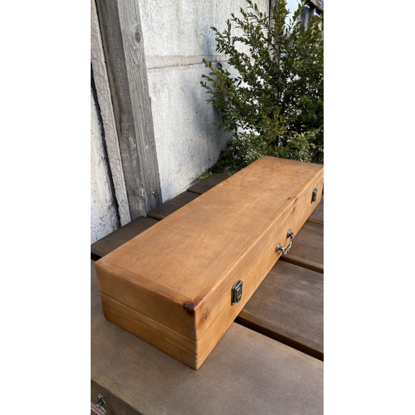 Набор ручной работы из 8 шампуров и посуды в деревянном кейсе -
                                                        Фото 5