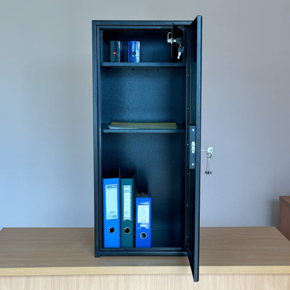 Офисный сейф Б-1200 серый -
                                                        Фото 3