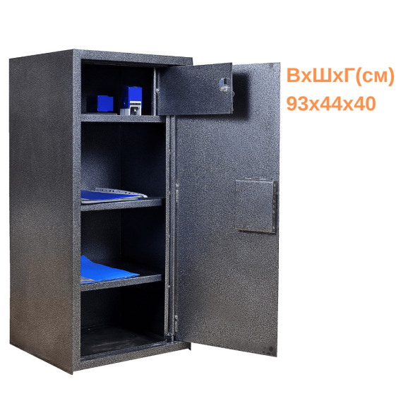 Офисный сейф Б-93 серый Офисный сейф Б-93 серый