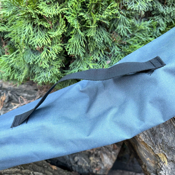 Сумка-тубус на липучці на 10 шампурів сіра -
                                                        Фото 4