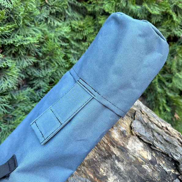 Сумка-тубус на липучці на 10 шампурів сіра -
                                                        Фото 5