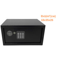 Мебельный сейф М-22 черный