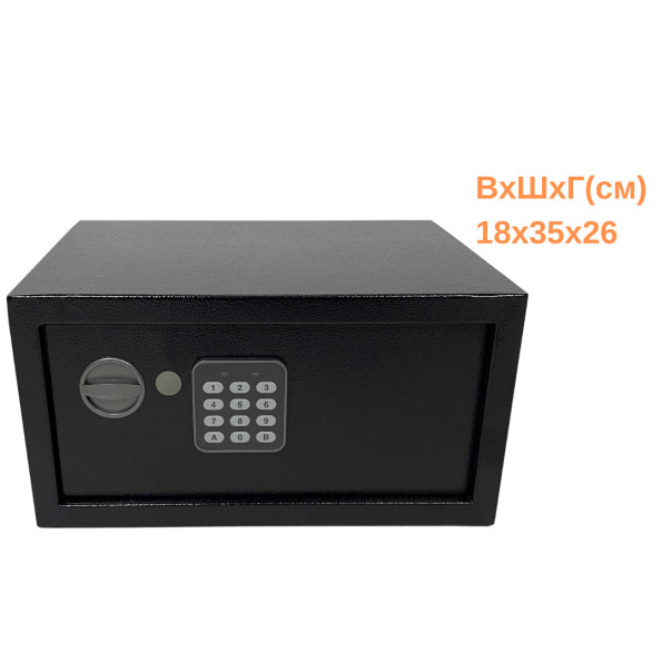 Мебельный сейф М-22 черный