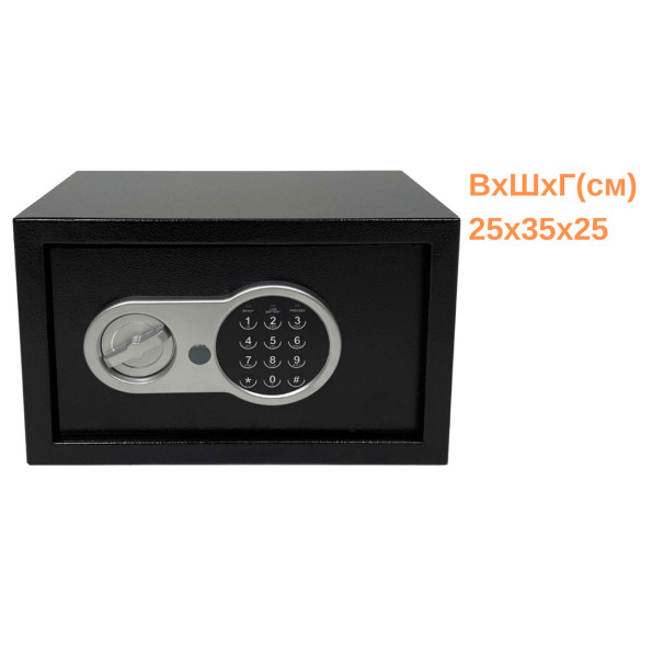 Мебельный сейф М-25 черный