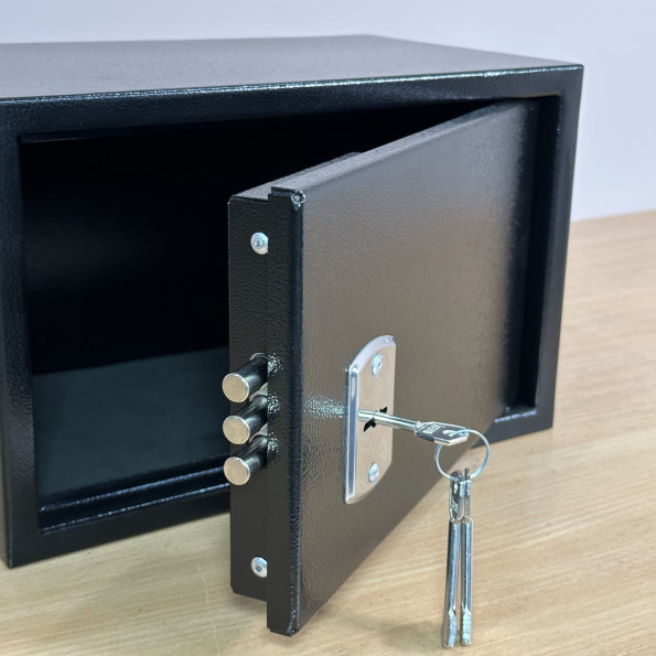 Мебельный сейф М-20 черный -
                                                        Фото 4