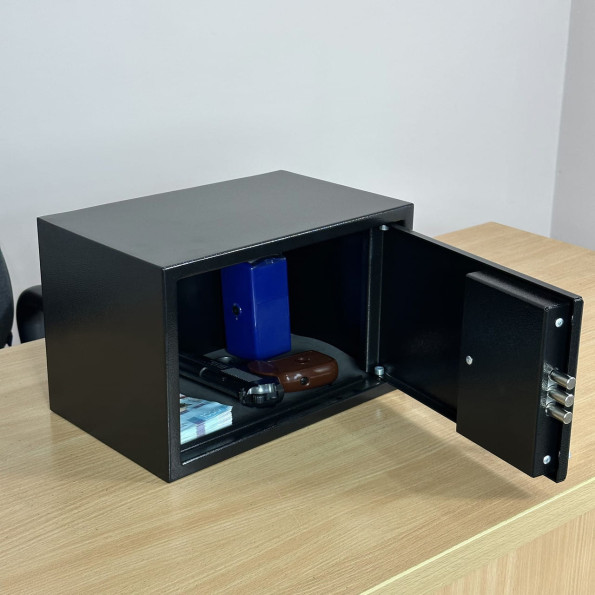 Мебельный сейф М-20 черный -
                                                        Фото 5