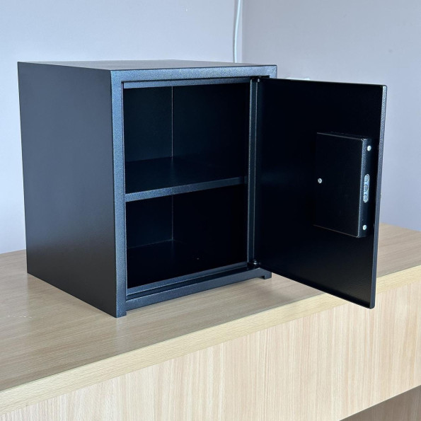 Мебельный сейф С-40 черный -
                                                        Фото 2