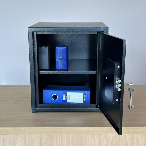 Мебельный сейф С-40 черный -
                                                        Фото 5