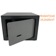 Мебельный сейф М-15 черный