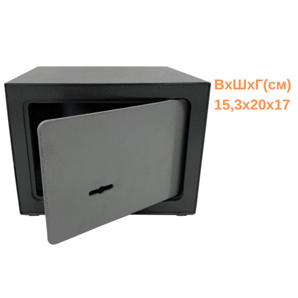 Мебельный сейф М-15 черный