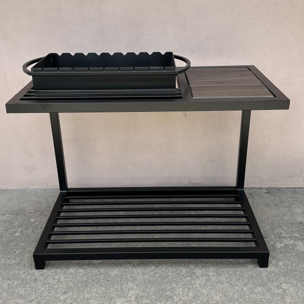 Мангал лофт на 9 шампуров на дровнице -
                                                        Фото 5