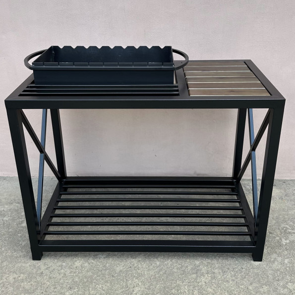 Мангал лофт на 9 шампуров 4 мм на дровнице -
                                                        Фото 2