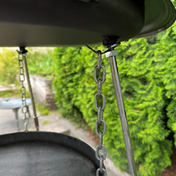 Комплект сковорода з диску 50 см з підвісом для вогню -
Фото 2 Комплект сковорода з диску 50 см з підвісом для вогню -
Фото 2