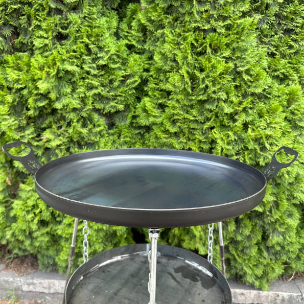 Комплект сковорода з диску 50 см з підвісом для вогню -
Фото 4 Комплект сковорода з диску 50 см з підвісом для вогню -
Фото 4