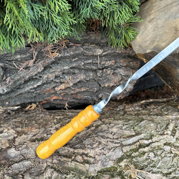 Шампур із дерев'яною ручкою 63 см світлий -
                                                        Фото 4