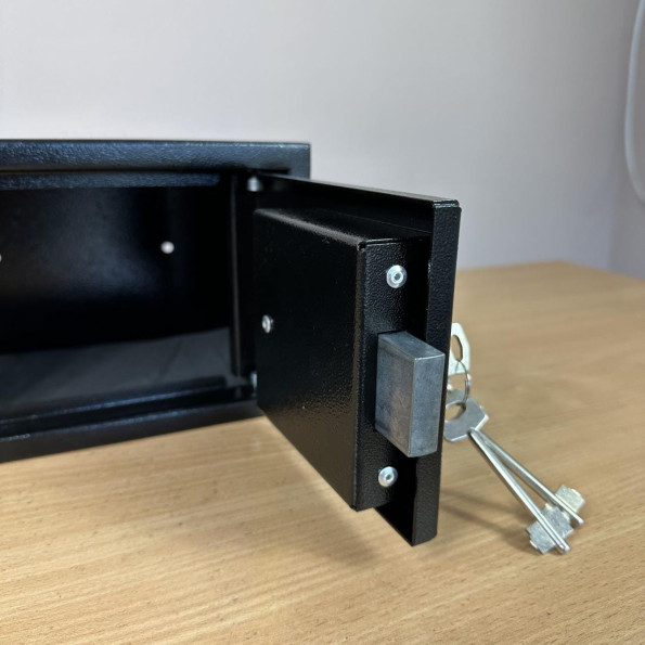 Мебельный сейф С-16 черный -
                                                        Фото 3