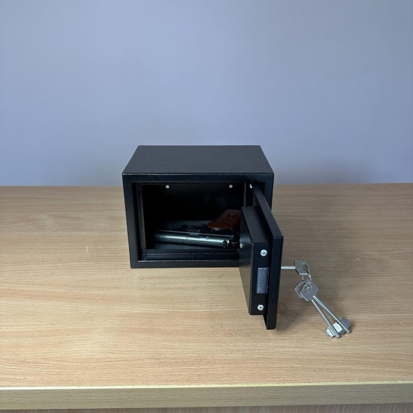 Мебельный сейф С-16 черный -
                                                        Фото 4