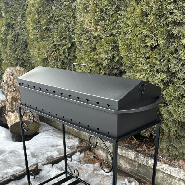 Крышка-барбекю для мангала на 12 шампуров -
Фото 7 Крышка-барбекю для мангала на 12 шампуров -
Фото 7