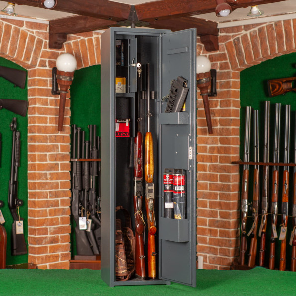 Сейф оружейный на 2 оружия Орел С-125 антрацит -
                                                        Фото 6